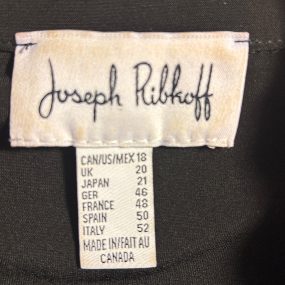Joseph Ribkoff Black Cardigan - Picture 5 of 6